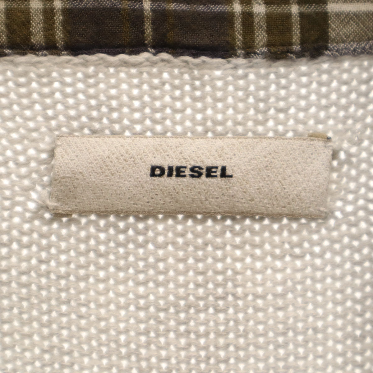 DIESEL ディーゼル 長袖 レイヤード ニット ワンピース XS グレー レディース