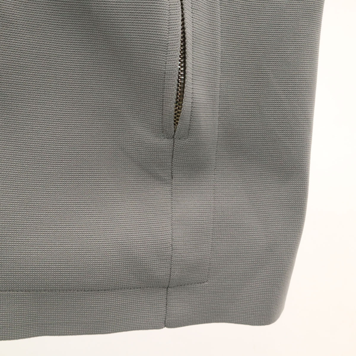 ATTACHMENT アタッチメント ニット シングルライダースジャケット 1 グレー メンズ