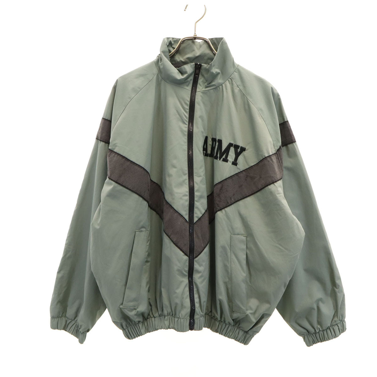 US ARMY アメリカ軍 PFU トレーニング ジャケット S セージグリーン ミリタリー メンズ