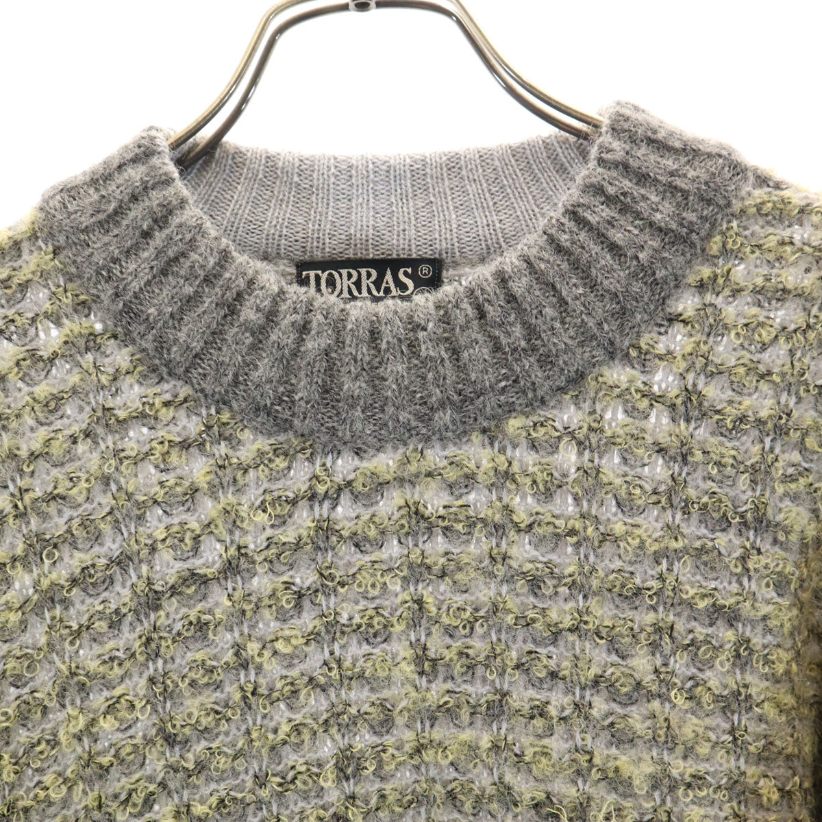 TORRAS トーラス 90s オールド 長袖 ニット 48 グレー系 セーター メンズ