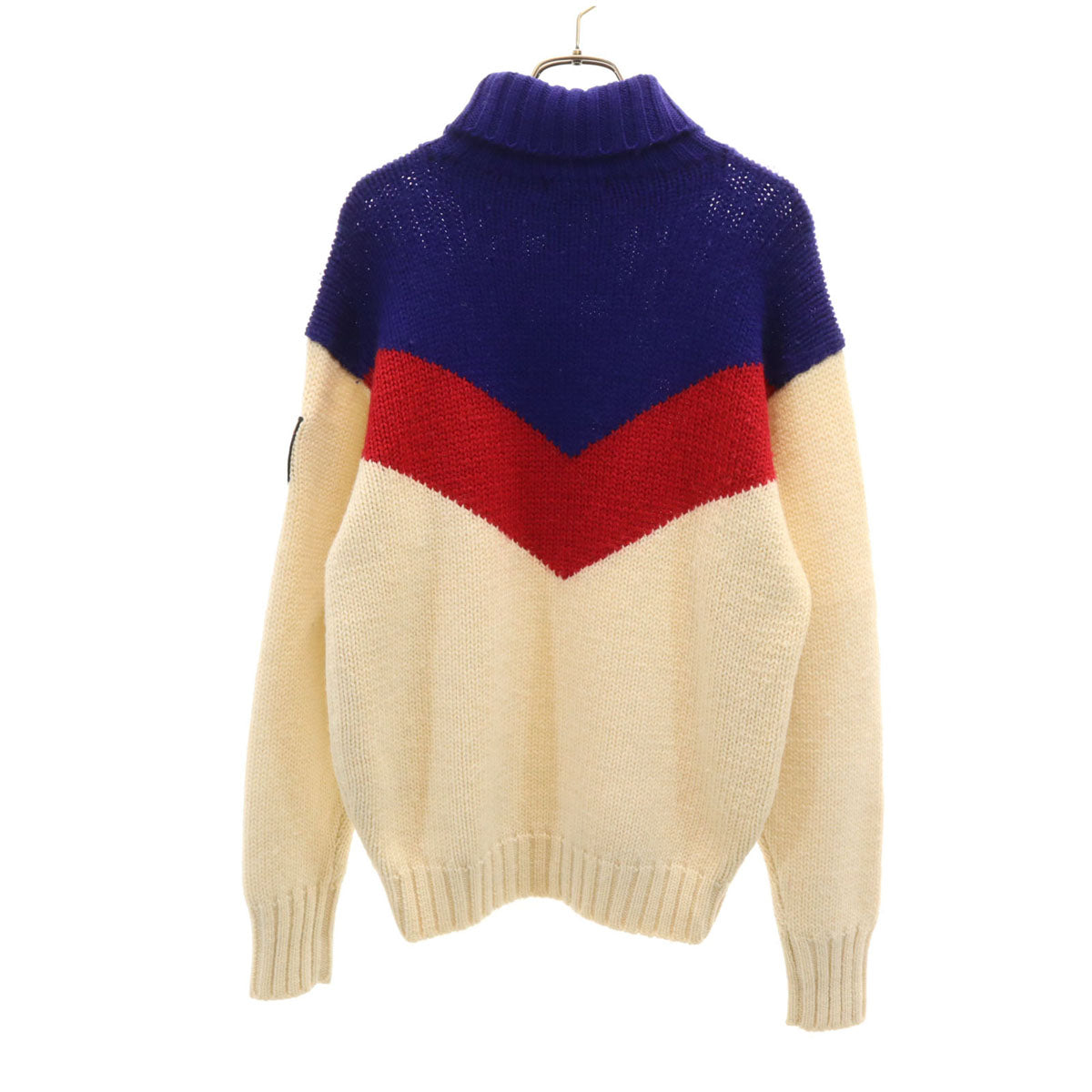 RALPH LAUREN ラルフローレン 長袖 タートルネック セーター M アイボリー ニット レディース