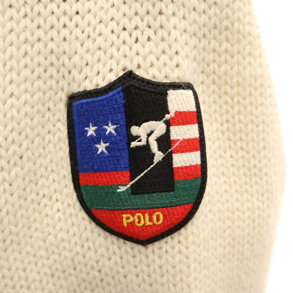 RALPH LAUREN ラルフローレン 長袖 タートルネック セーター M アイボリー ニット レディース