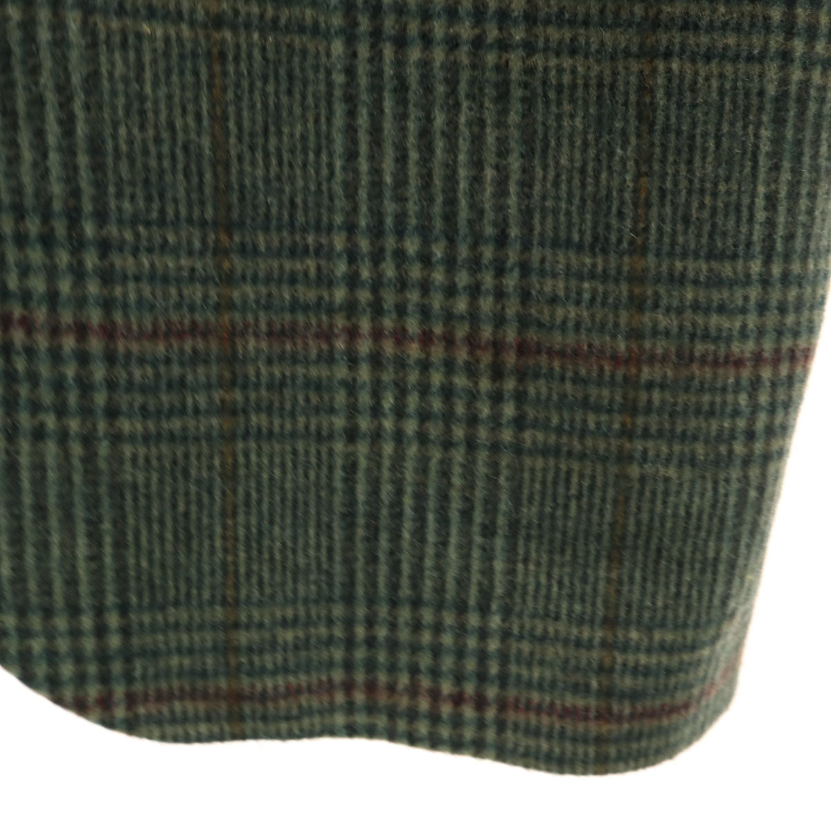 L.L.Bean エルエルビーン 80s USA製 ヴィンテージ グレンチェック テーラードジャケット 4R カーキ アウトドア レディース