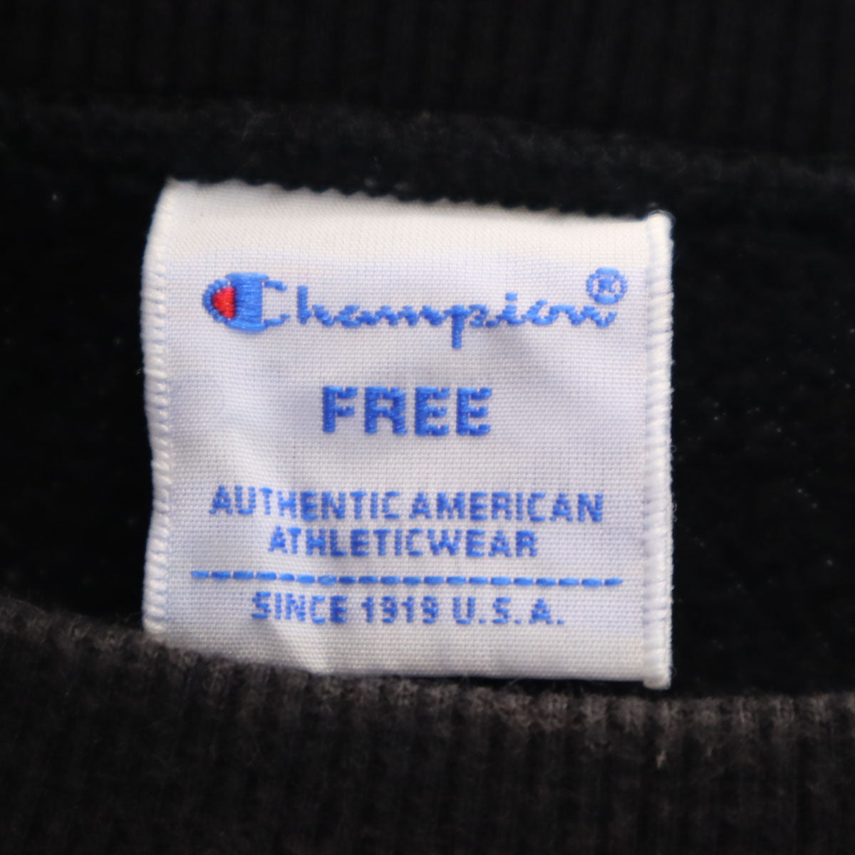 Champion チャンピオン 長袖 スウェット トレーナー F ブラック メンズ
