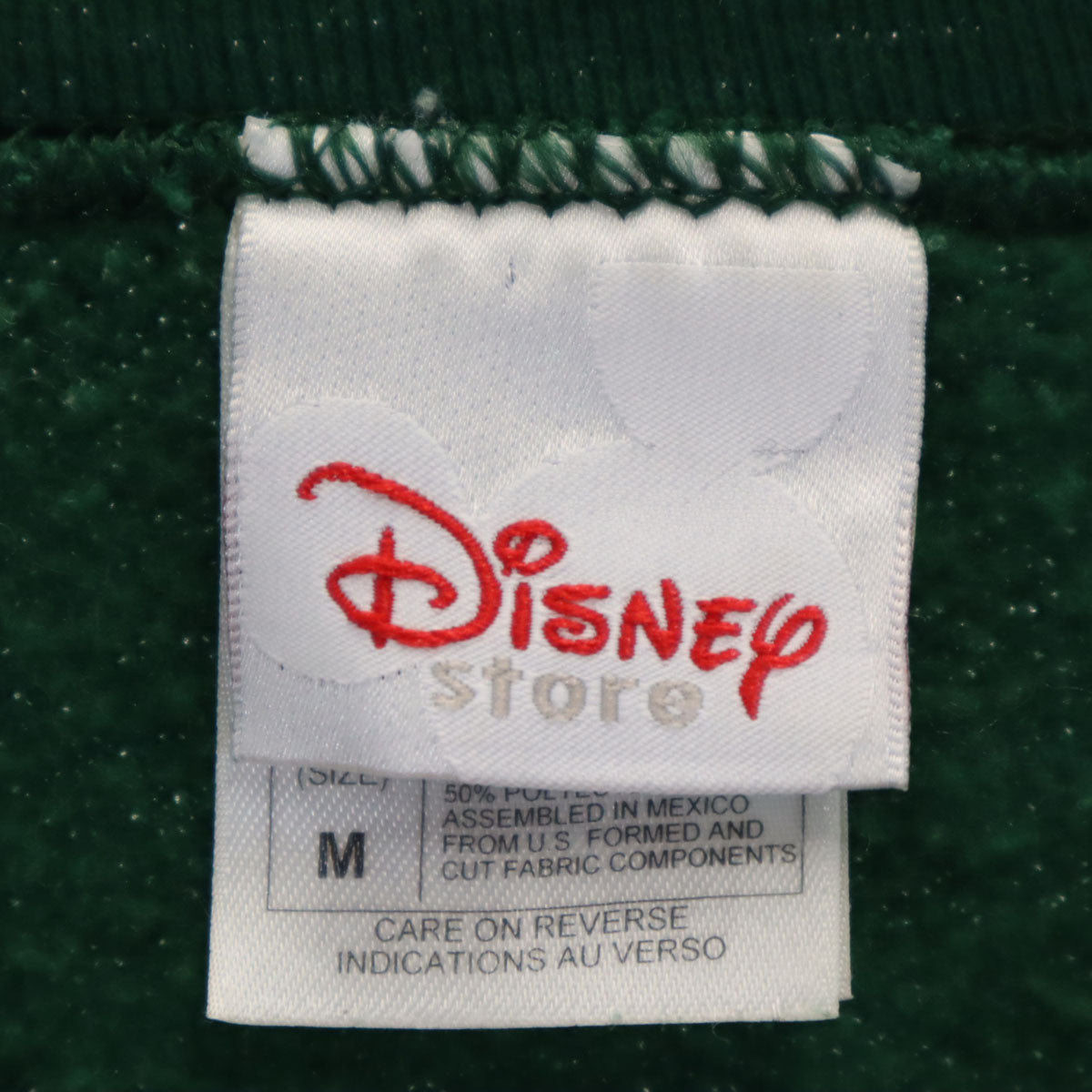 The Disney Store ディズニーストア くまのプーさん ティガー 長袖 スウェット トレーナー M グリーン メンズ