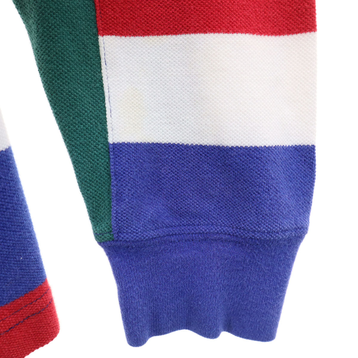 TOMMY HILFIGER トミーヒルフィガー 90s オールド ボーダー柄 長袖 鹿の子 Tシャツ L マルチ ロンT レディース