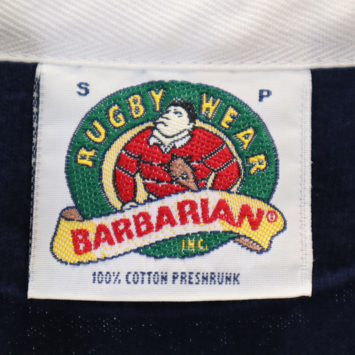 Barbarian バーバリアン カナダ製 7分袖 ヘンリーネック Tシャツ S ネイビー メンズ