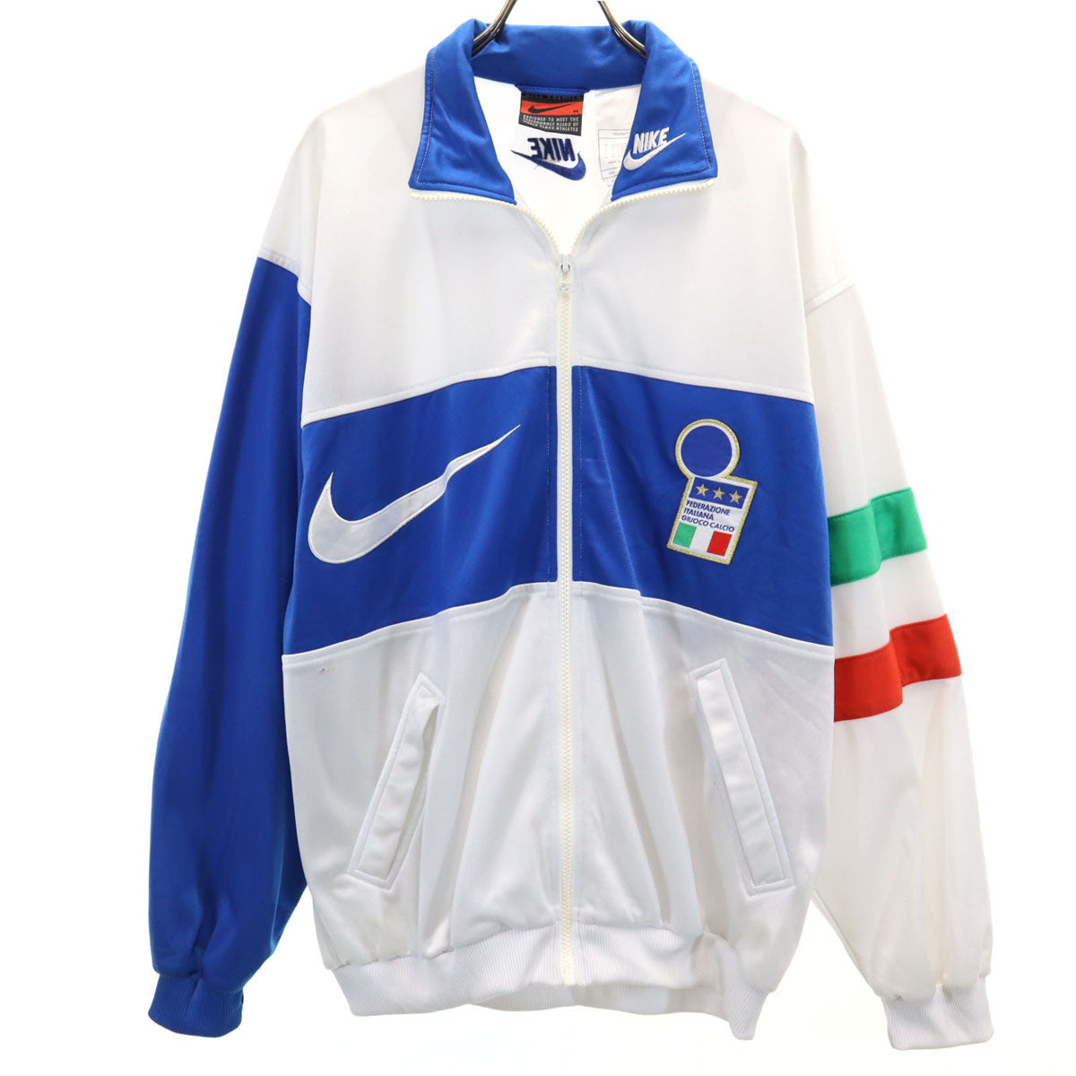 NIKE ナイキ 90s オールド イタリア代表 トラックジャケット M ホワイト ジャージ メンズ