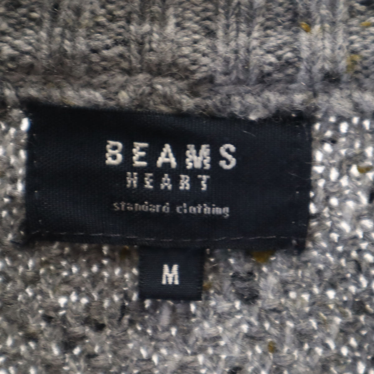 BEAMS HEART ビームスハート ウールブレンド 長袖 ニットカーディガン M グレー系 メンズ