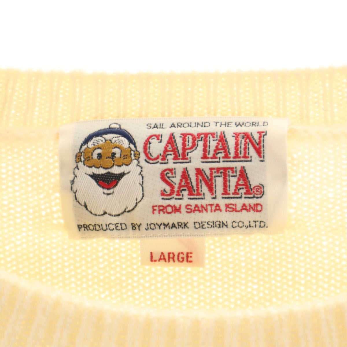 CAPTAIN SANTA キャプテンサンタ 長袖 セーター L アイボリー系 ニット メンズ