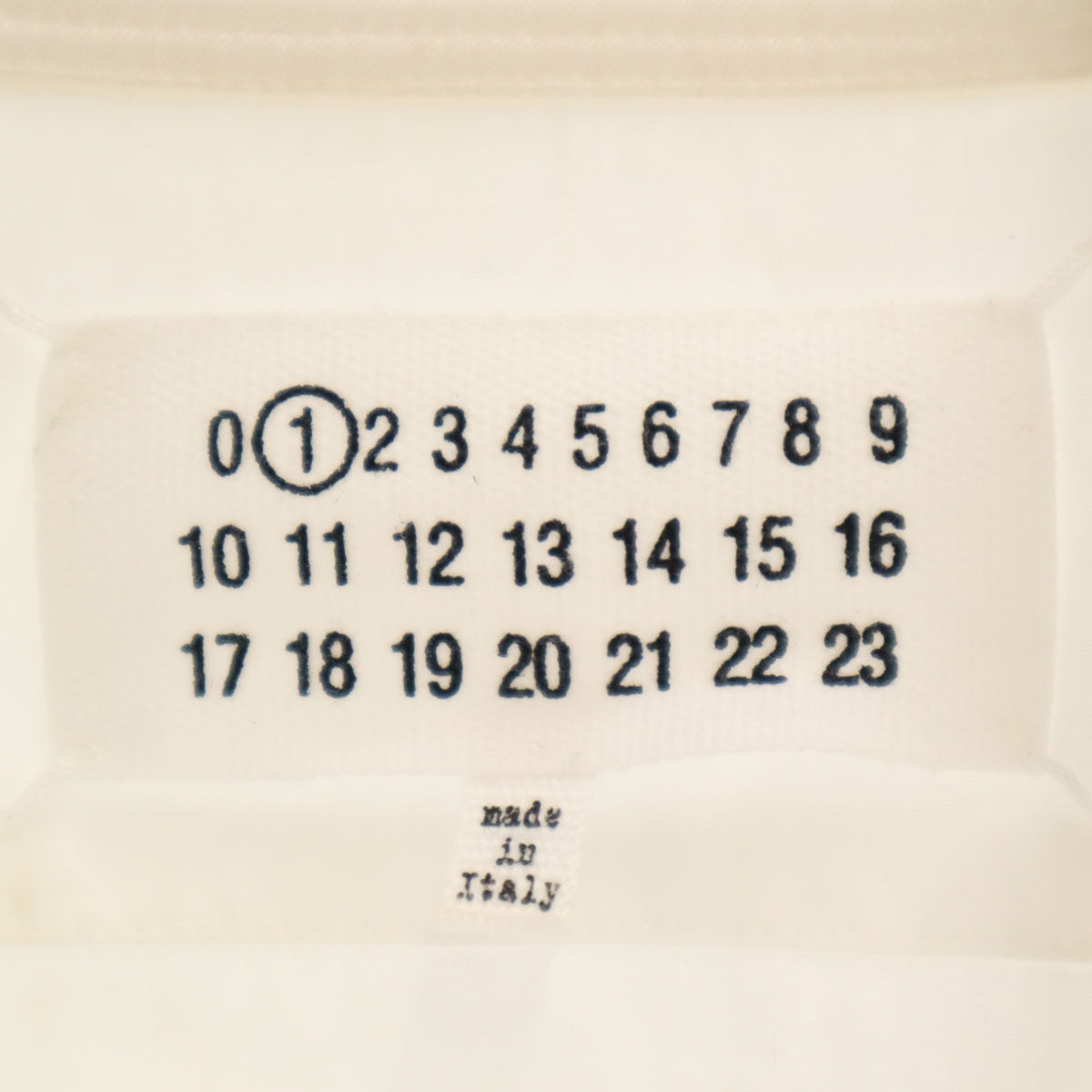 Maison Margiela メゾンマルジェラ イタリア製 1 長袖 シャツ 38 ホワイト レディース