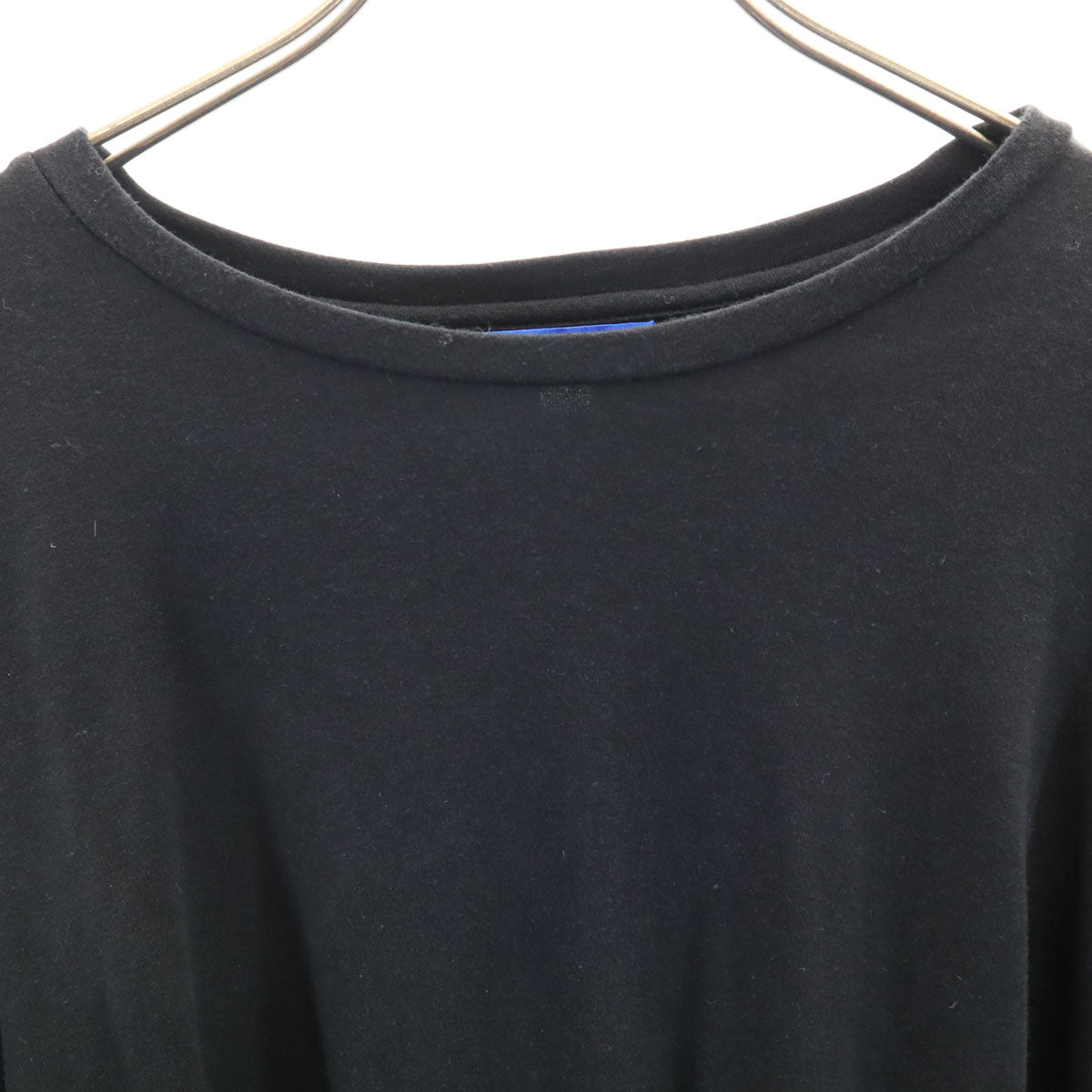 BLUE LABEL CRESTBRIDGE ブルーレーベルクレストブリッジ 長袖 ボートネック カットソー 38 ブラック レディース