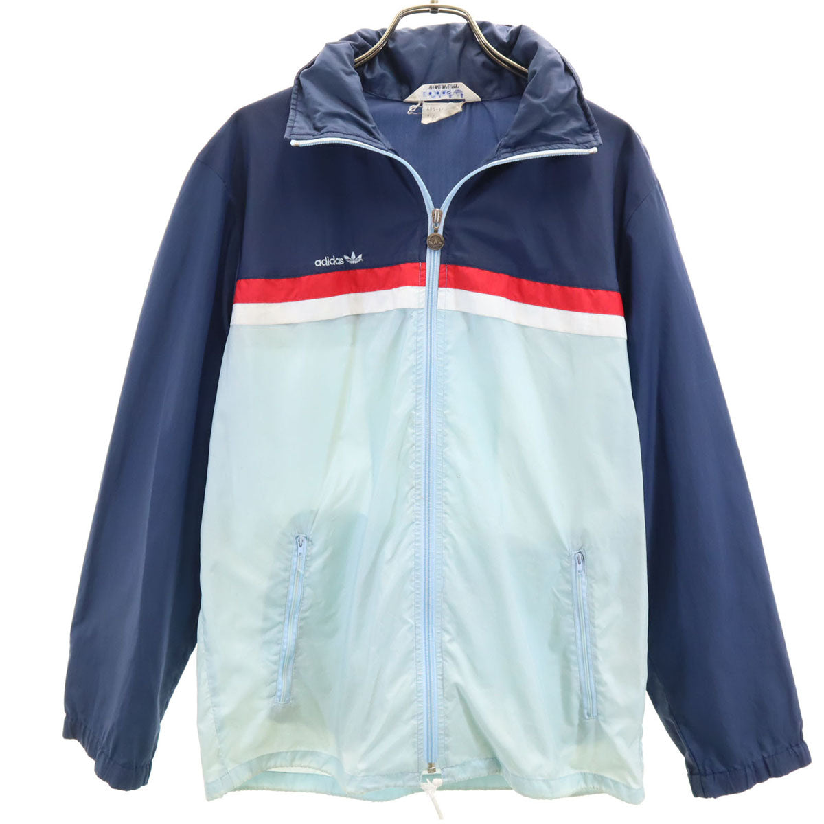adidas アディダス 70s ヴィンテージ ナイロンジャケット 90-4 グレー デサント メンズ