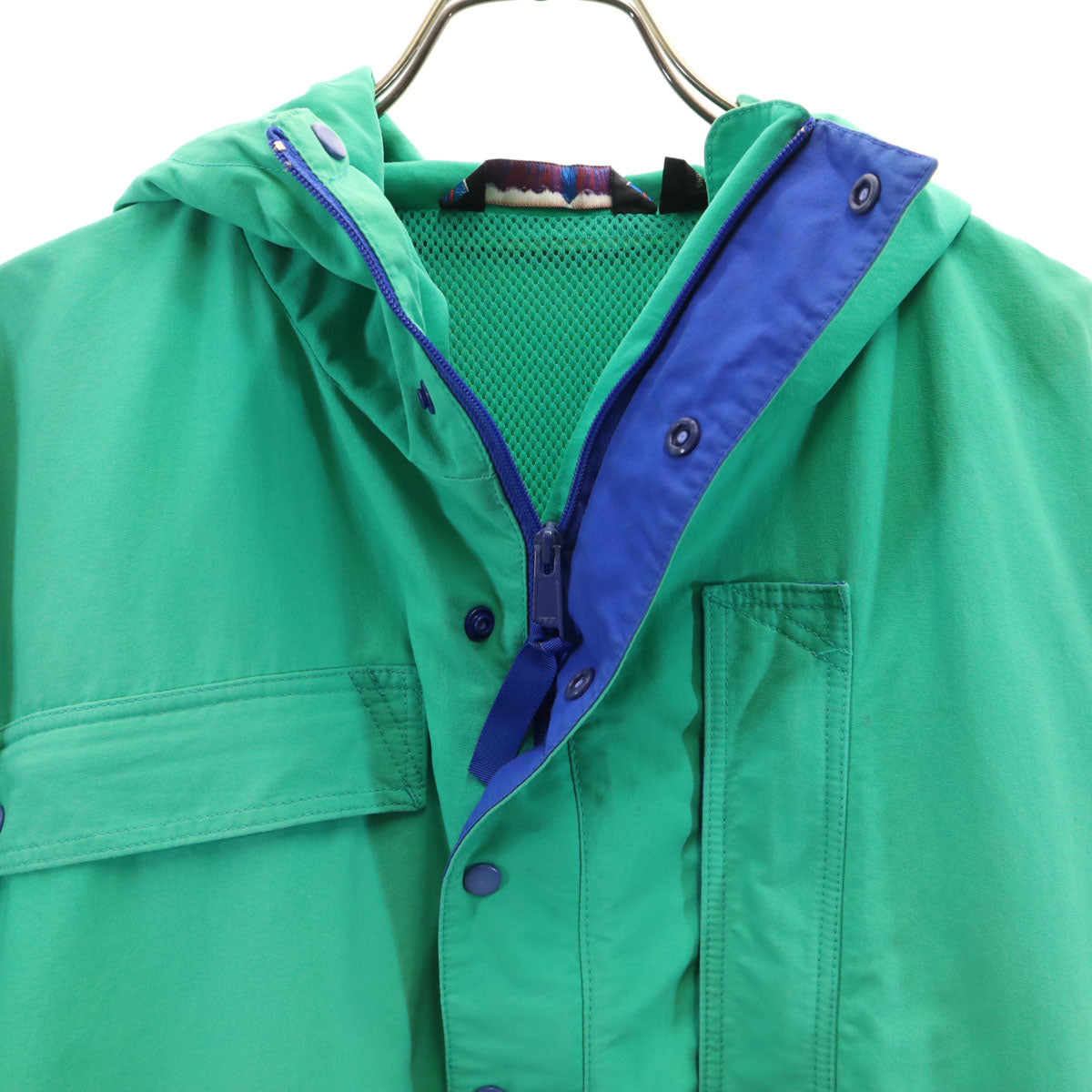 patagonia パタゴニア 90s オールド レジスターマーク バックボウルアノラック 初期型 マウンテンパーカー M グリーン プルオーバー アウトドア メンズ