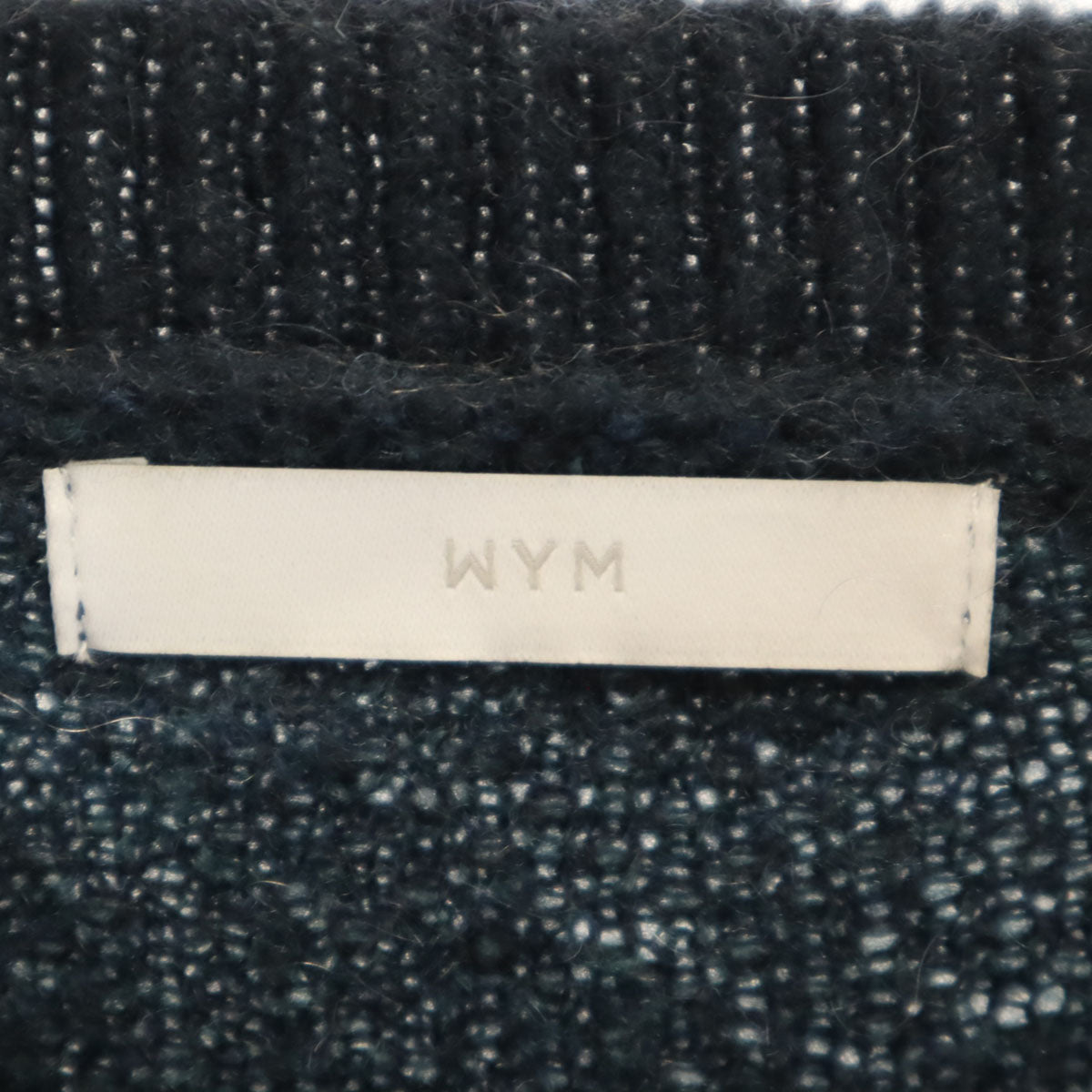WYM ウィム 長袖 ニット M ブルー系 セーター メンズ