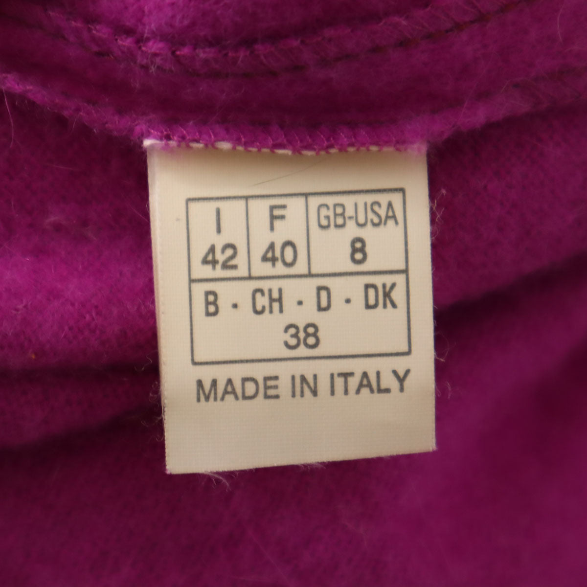 Emilio Pucci エミリオプッチ イタリア製 アンゴラブレンド 長袖 ミンクファー セーター 42 パープル ニット レディース