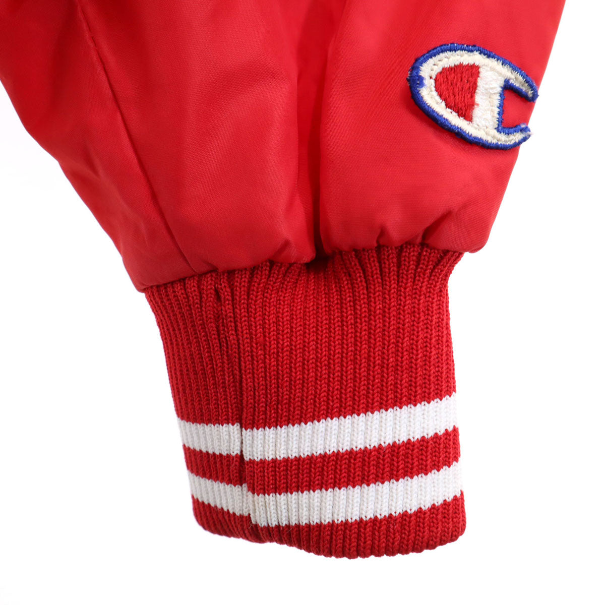 Champion チャンピオン 90s USA製 オールド 青タグ ベースボール ジャケット L レッド メンズ