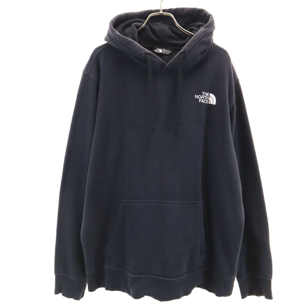 THE NORTH FACE ノースフェイス バックロゴ 長袖 スウェットパーカー L ブラック A3FRE アウトドア メンズ