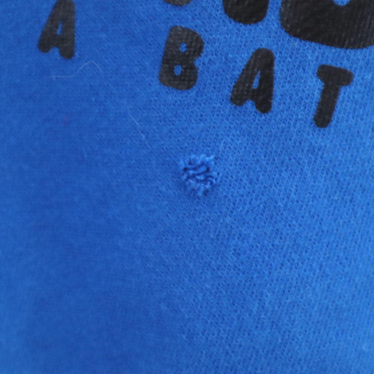 BAPE KIDS BY A BATHING APE ベイプキッズバイアベイシングエイプ 長袖 ハーフジップ スウェット 120 ブルー キッズ