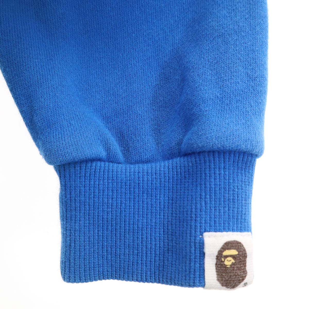 BAPE KIDS BY A BATHING APE ベイプキッズバイアベイシングエイプ 長袖 ハーフジップ スウェット 120 ブルー キッズ