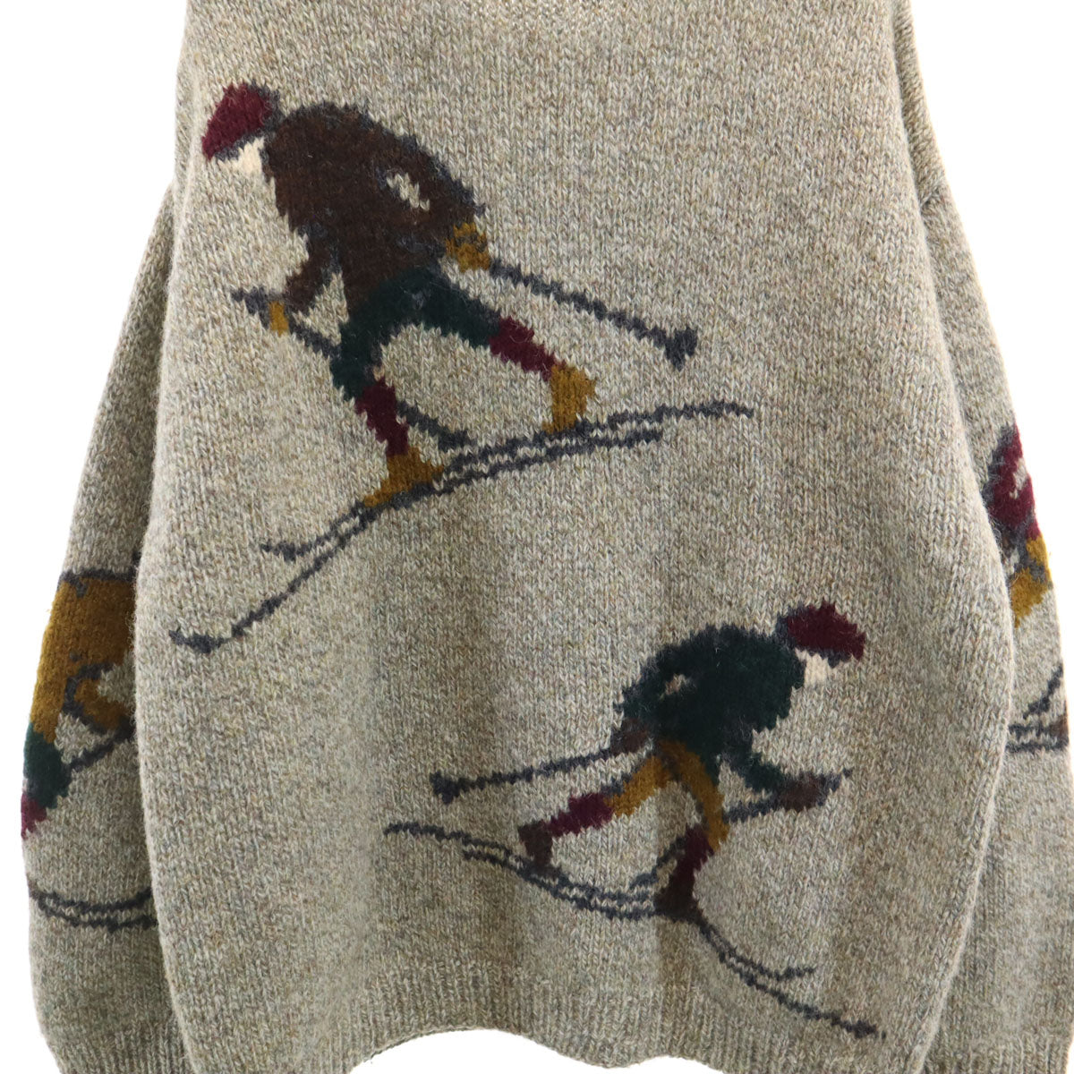 Banana Republic バナナリパブリック 80s 90s オールド スキー 長袖 セーター L アッシュグレー ニット メンズ