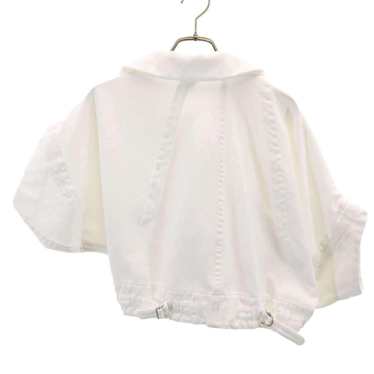 COMME des GARCONS コムデギャルソン 2004年 日本製 ショート丈 変形 ジャケット S ホワイト レディース