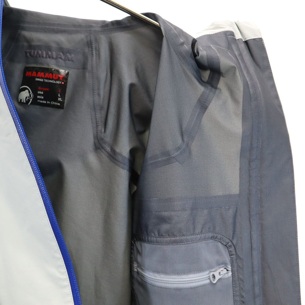 Mammut マムート GORE-TEX プロシェル クァンタム ジャケット XL ブルーグレー系 アウトドア メンズ