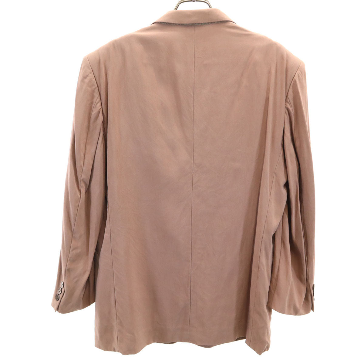 LANVIN ランバン 80s 90s シルク オールド テーラードジャケット 46 ピンクブラウン メンズ