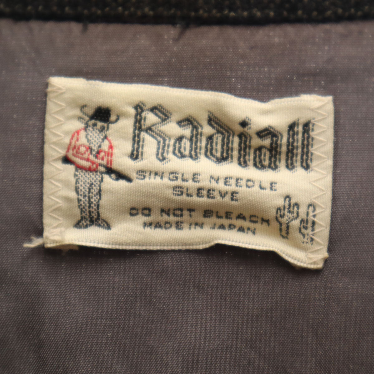 RADIALL ラディアル 日本製 長袖 ウールシャツ M チャコールグレー メンズ