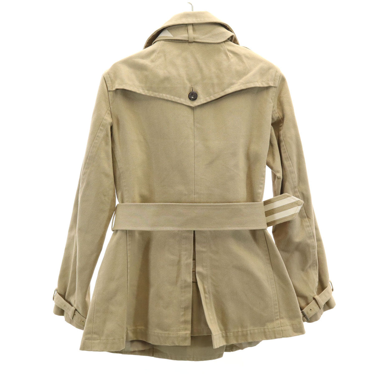 BURBERRY LONDON BLUE LABEL バーバリー ロンドン ブルーレーベル 日本製 トレンチ ジャケット 36 ベージュ 三陽商会 レディース