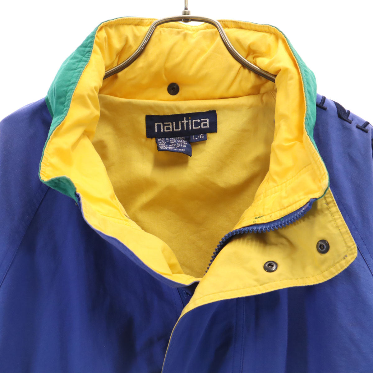 NAUTICA ノーティカ 90s オールド セーリング ジャケット L 青紫 メンズ