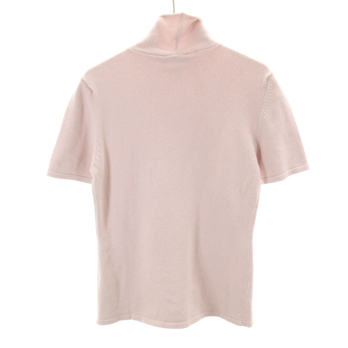 S Max Mara エスマックスマーラ イタリア製 半袖 ハイネック ニット L ピンク レディース