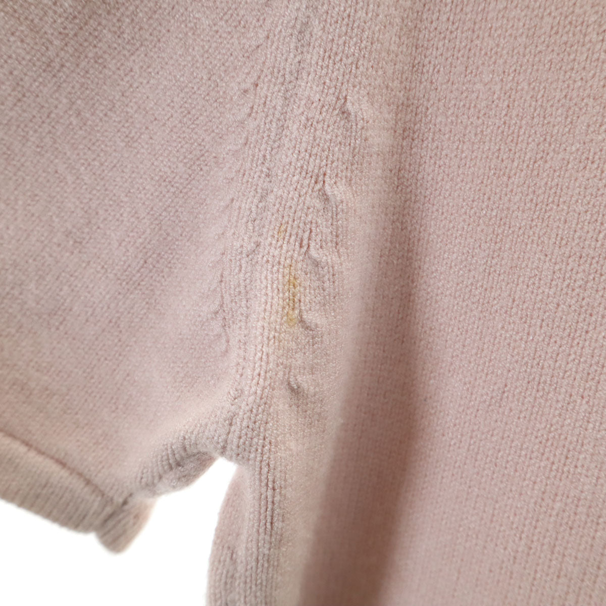 S Max Mara エスマックスマーラ イタリア製 半袖 ハイネック ニット L ピンク レディース