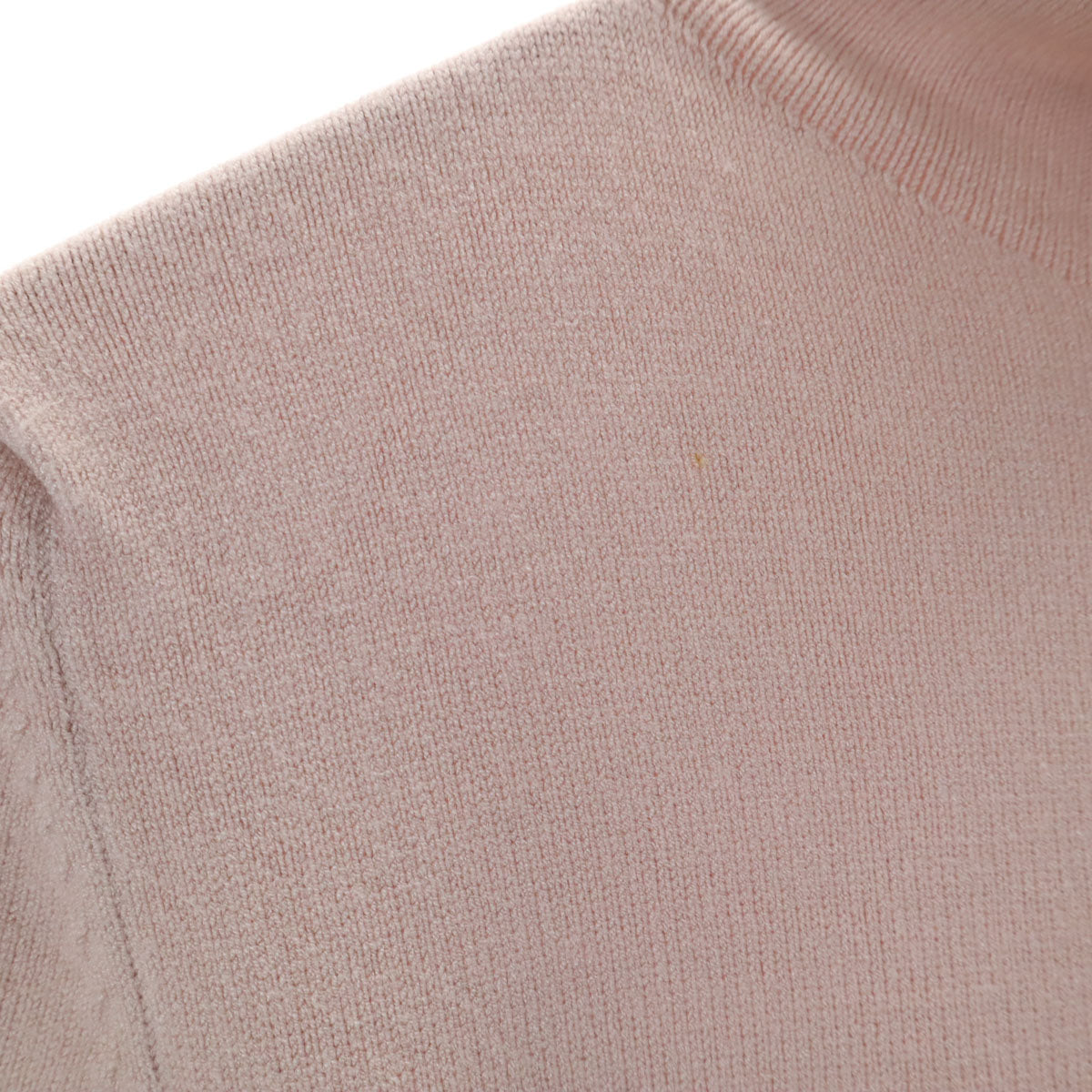 S Max Mara エスマックスマーラ イタリア製 半袖 ハイネック ニット L ピンク レディース