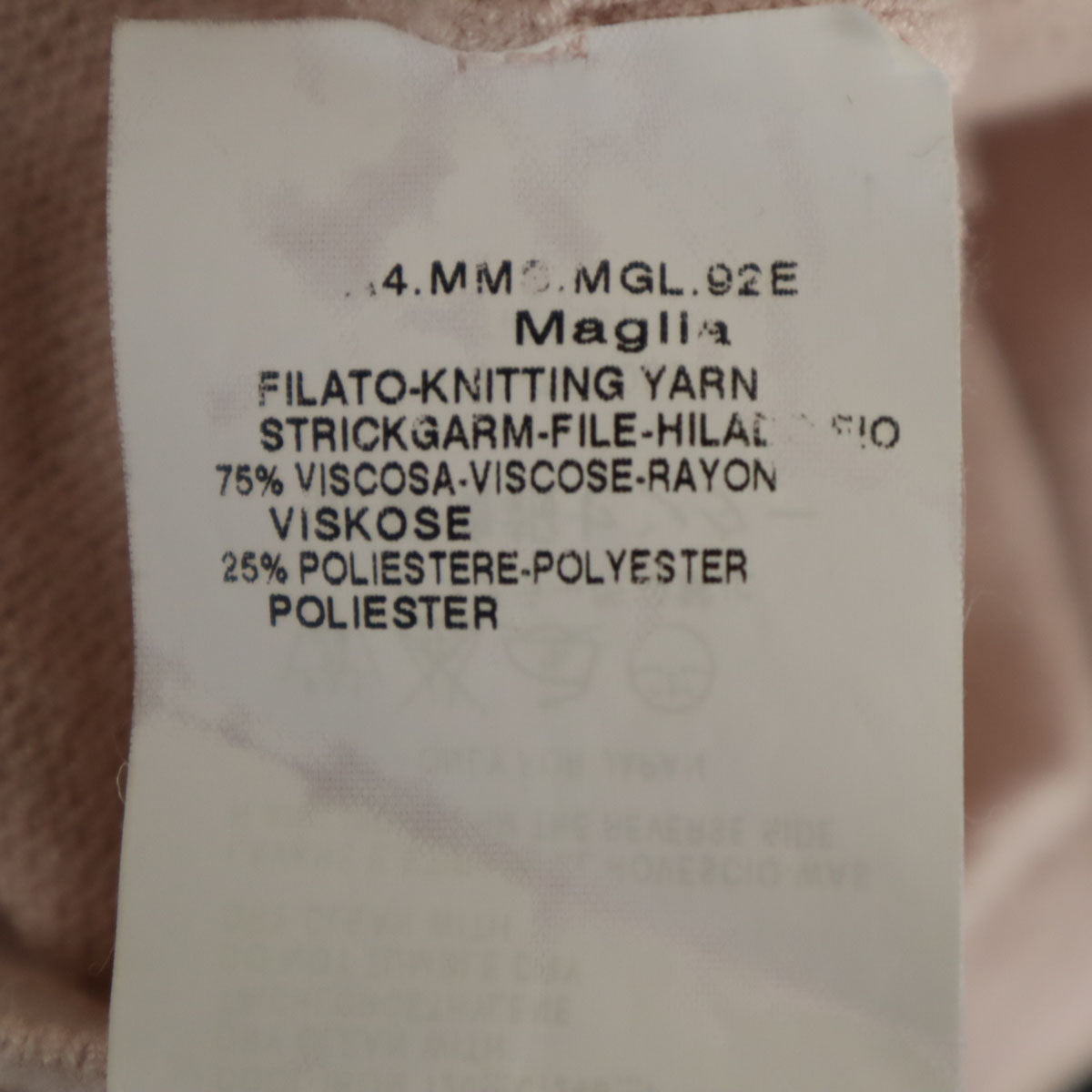 S Max Mara エスマックスマーラ イタリア製 半袖 ハイネック ニット L ピンク レディース