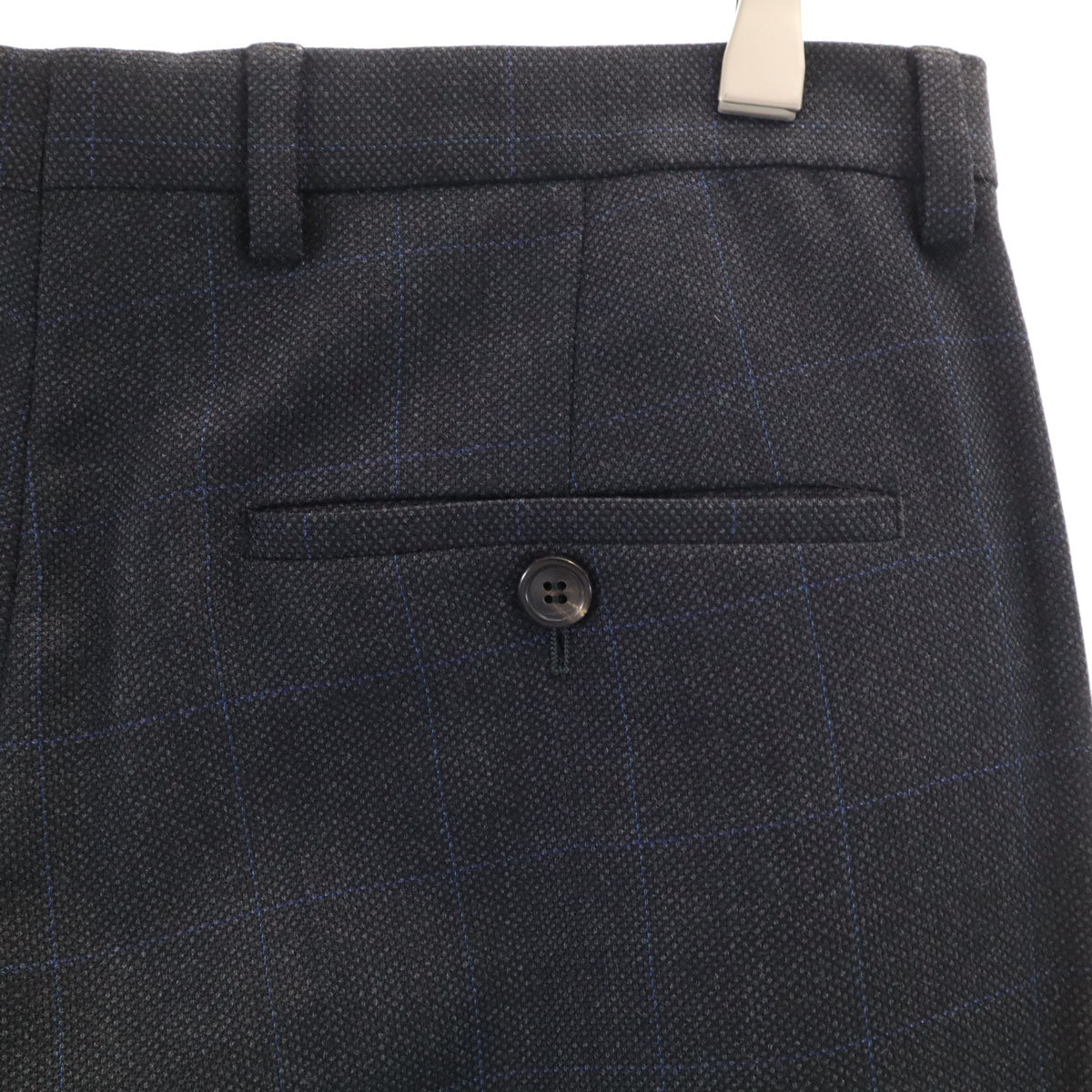 BOSS HUGO BOSS ボスヒューゴボス チェック柄 スーツ 上下 セットアップ 46 チャコール メンズ