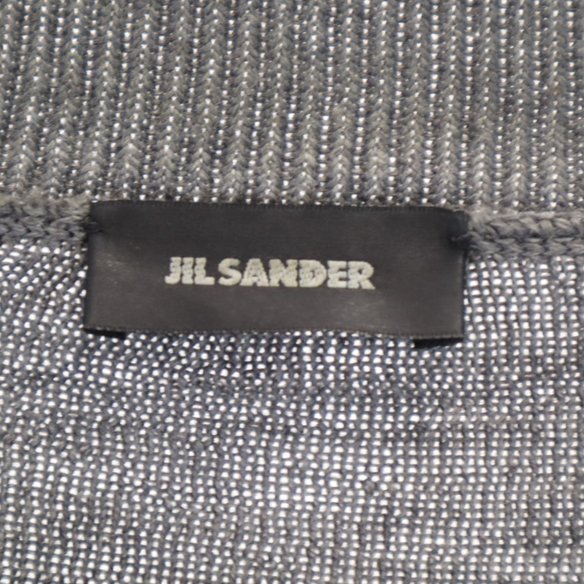 JIL SANDER ジルサンダー イタリア製 長袖 ニット 44 グレー セーター レディース