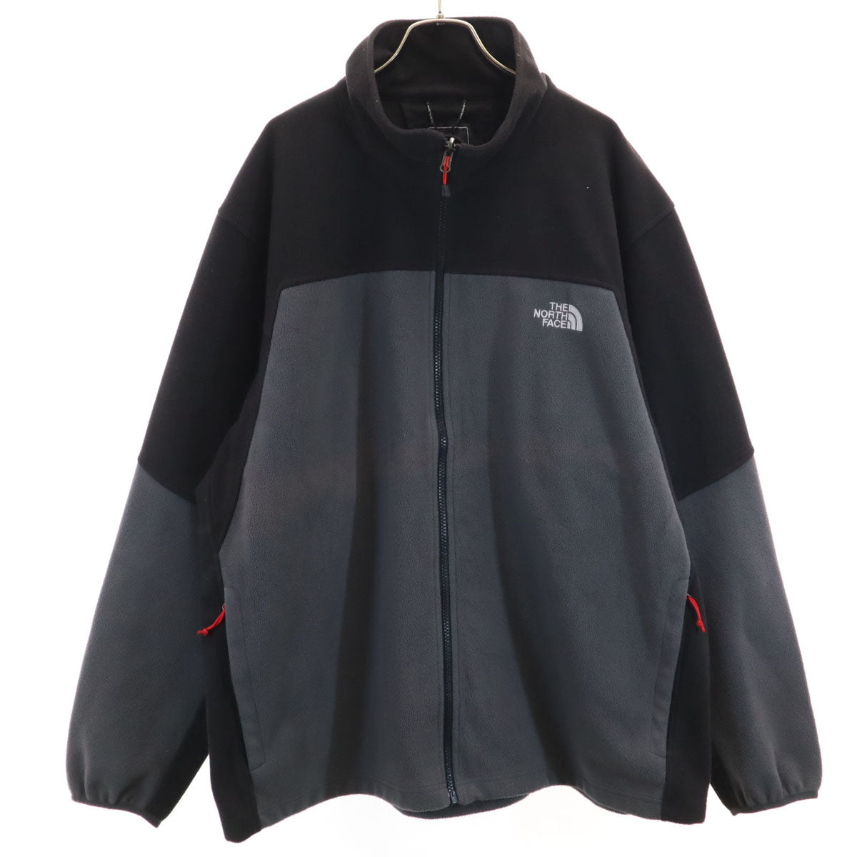 THE NORTH FACE ノースフェイス 長袖 フリースジャケット XXL チャコールグレー ANKE アウトドア ビッグサイズ メンズ