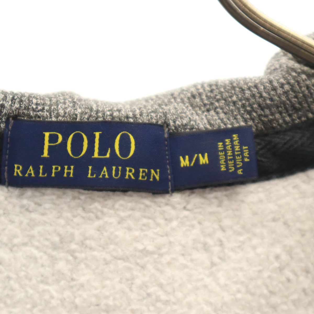 POLO RALPH LAUREN ポロラルフローレン 長袖 ジップパーカー M グレー系 裏起毛 メンズ