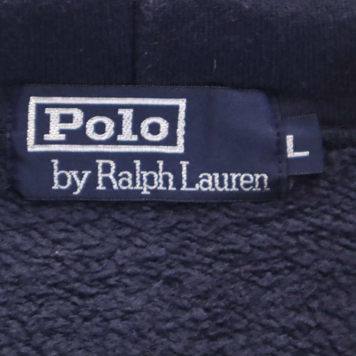RALPH LAUREN ラルフローレン 長袖 スウェット ジップパーカー L ネイビー メンズ