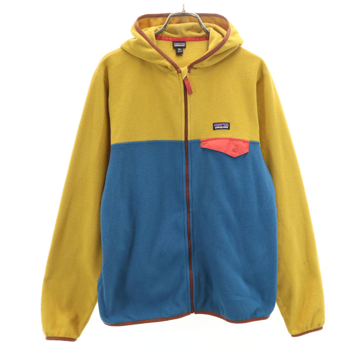 patagonia パタゴニア マイクロD スナップT フリースジャケット XXL 16-18 ブルー系 65465FA22 アウトドア キッズ