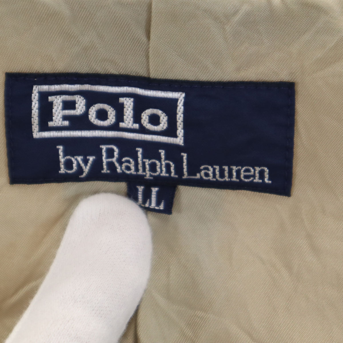 Polo by Ralph Lauren ポロバイラルフローレン テーラードジャケット LL ベージュ メンズ