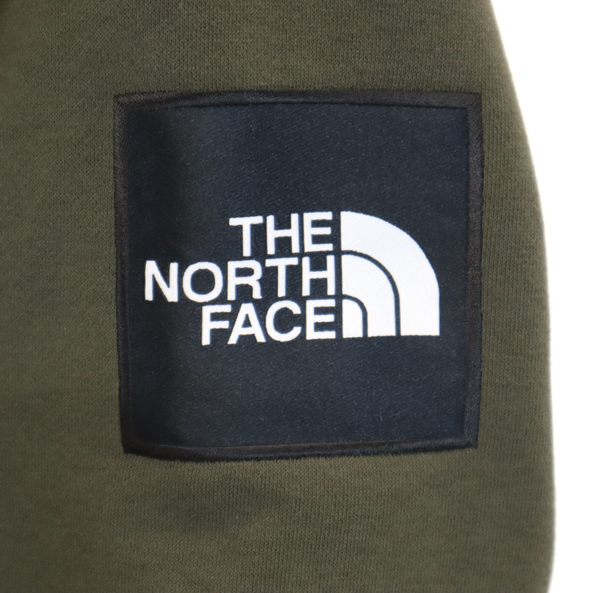 美品 THE NORTH FACE ノースフェイス 長袖 スウェット ジップパーカー L カーキ NT62232 アウトドア 裏起毛 メンズ