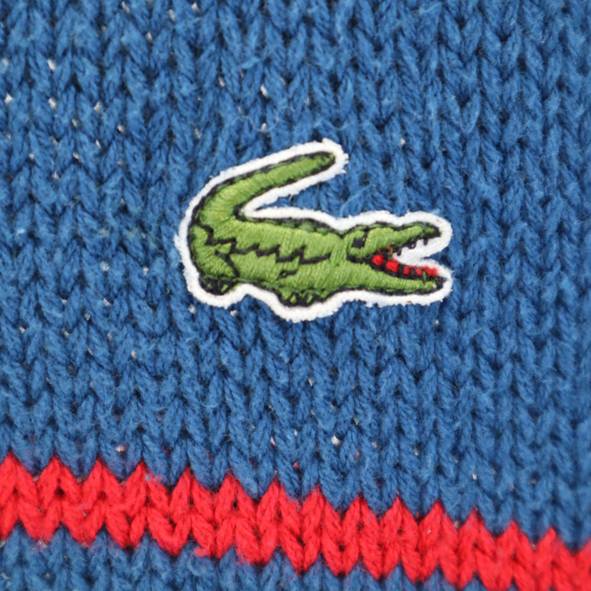 IZOD LACOSTE アイゾッドラコステ 90s オールド 長袖 セーター M ブルー系 ニット メンズ