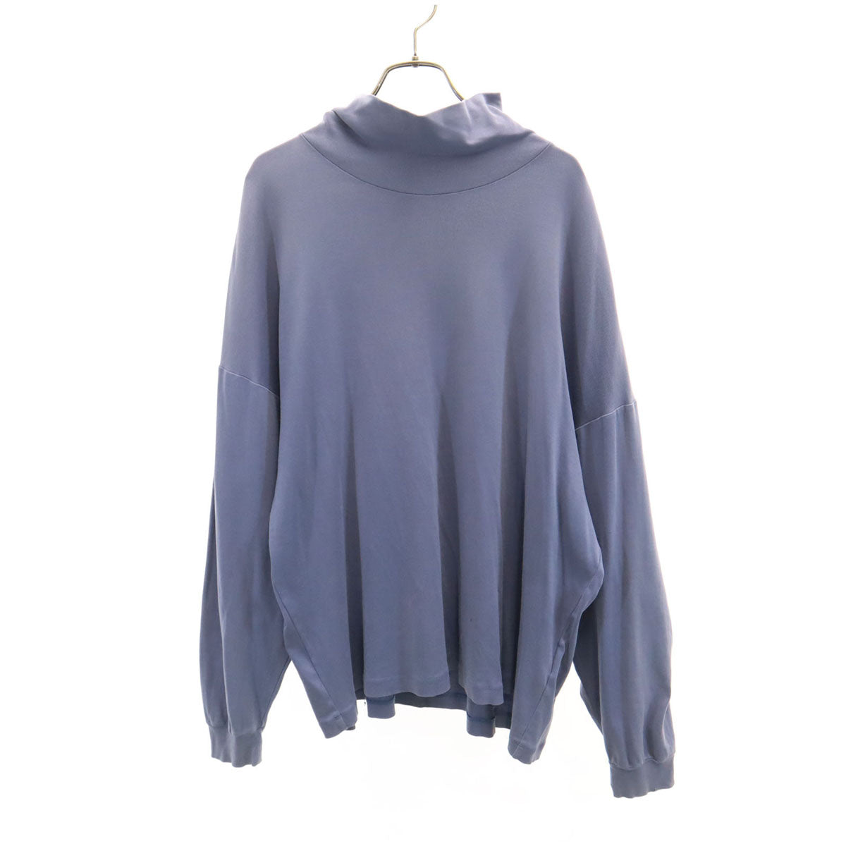 MAISON SPECIAL メゾンスペシャル 長袖 ハイネック Tシャツ 48 ブルーグレー ロンT メンズ