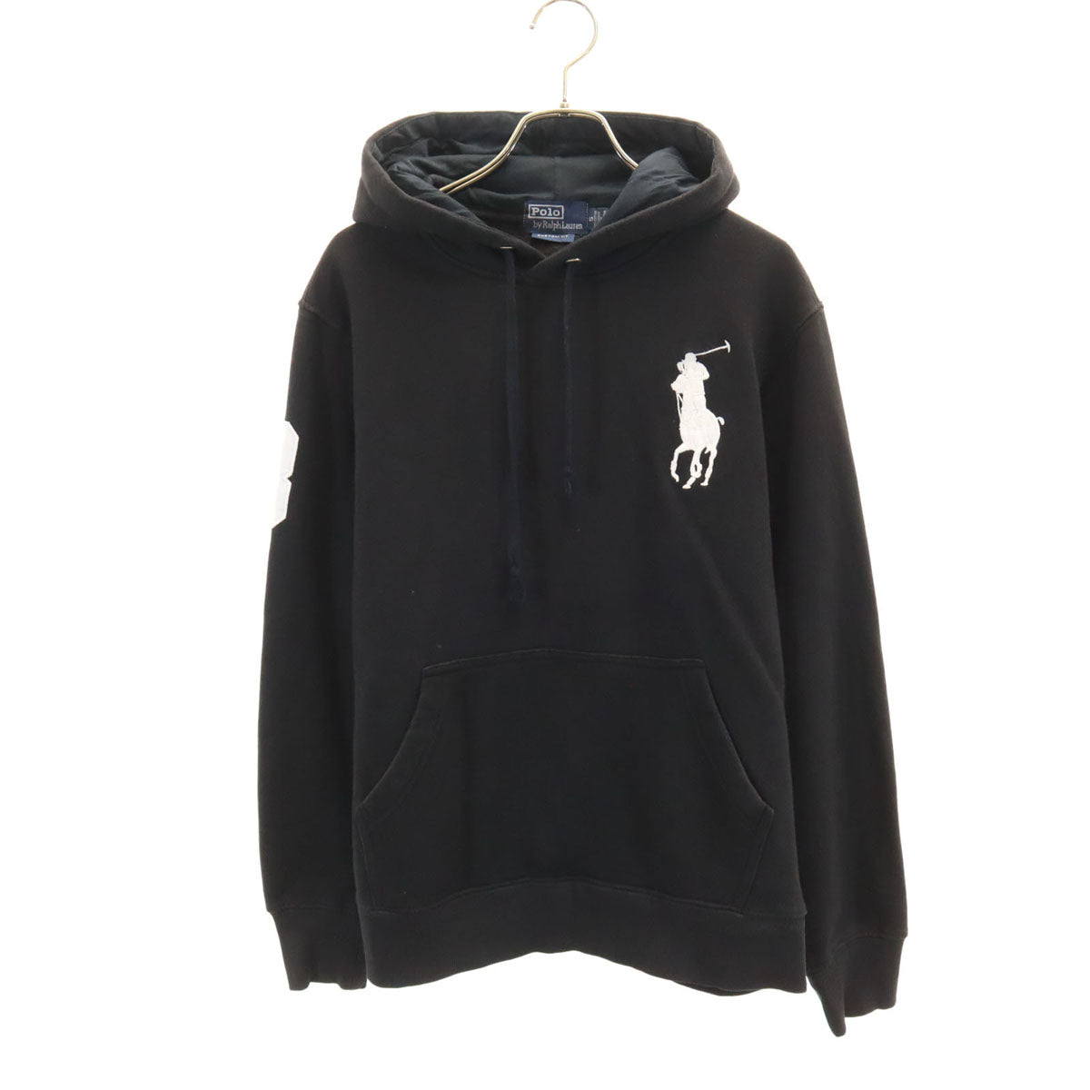 Polo by Ralph Lauren ポロバイラルフローレン ビッグポニー刺繍 長袖 スウェットパーカー S ブラック メンズ