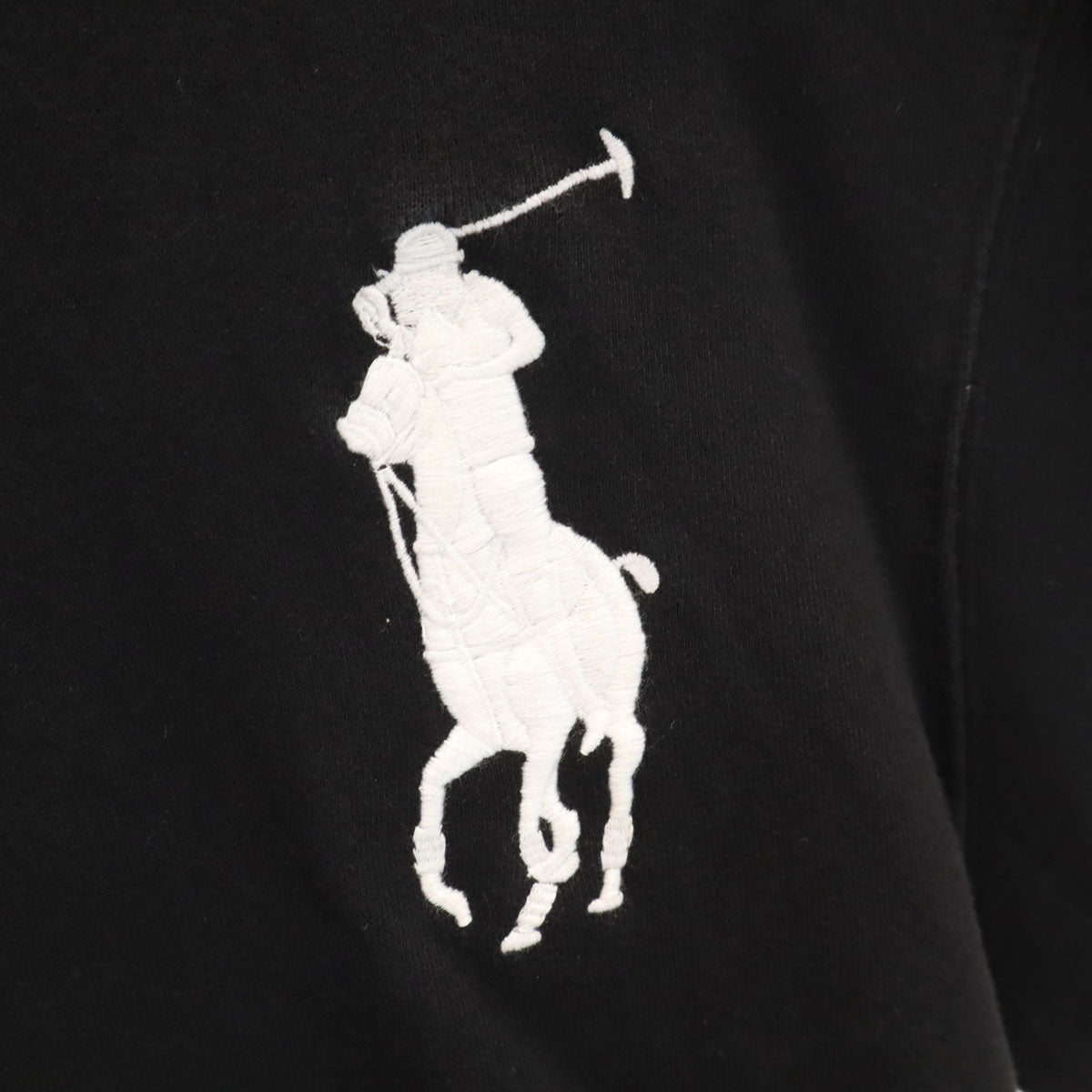 Polo by Ralph Lauren ポロバイラルフローレン ビッグポニー刺繍 長袖 スウェットパーカー S ブラック メンズ