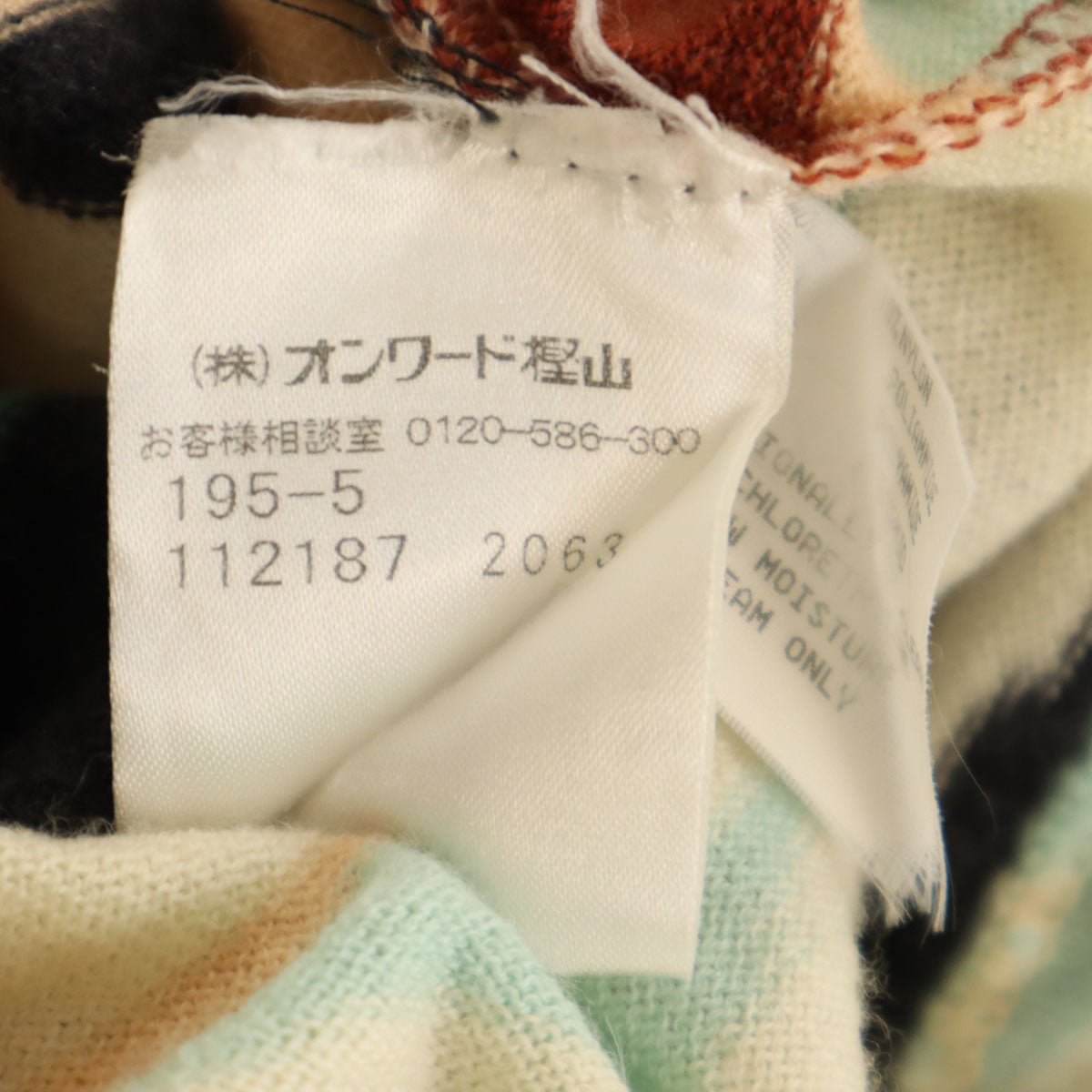 Missoni ミッソーニ イタリア製 総柄 半袖 ポロ ニット 44 マルチ レディース