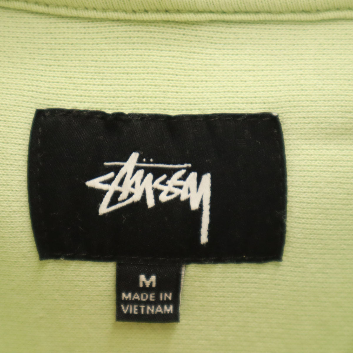 STUSSY ステューシー 長袖 スウェットパーカー M ライム メンズ