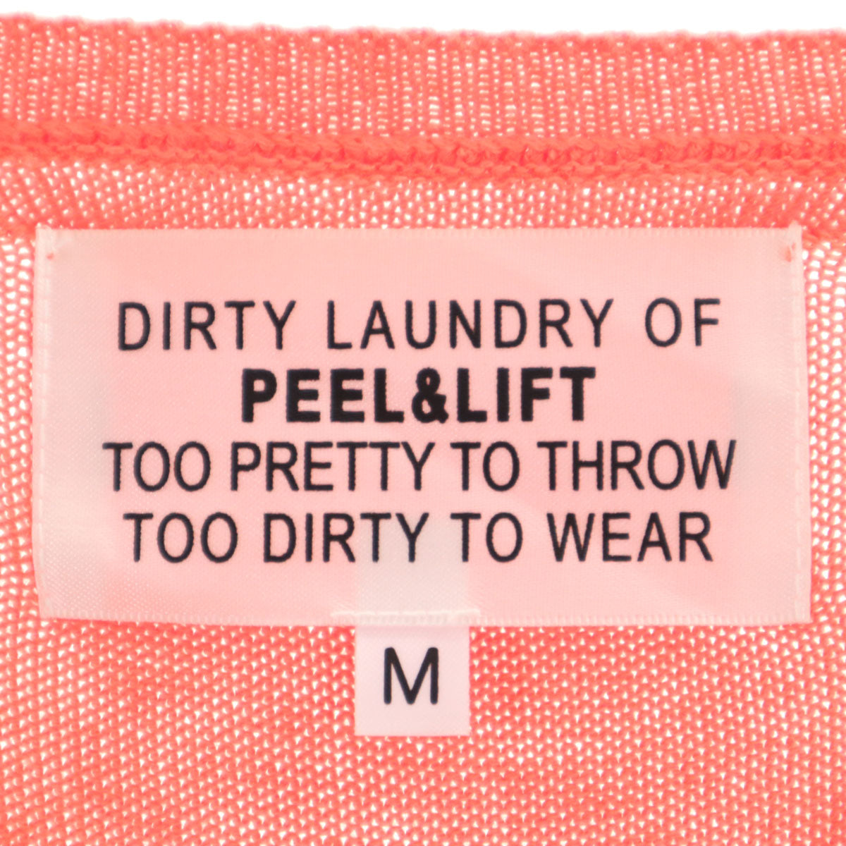 PEEL&LIFT ピールアンドリフト 日本製 長袖 ニット M オレンジ セーター メンズ